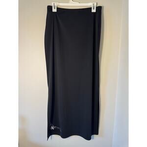 Vintage 90s Y2K Whimsygoth Floral Goth Skirt